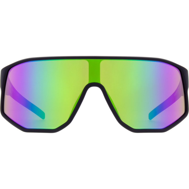 Spect Red Bull Dash Sunglasses Matt Black w Blue-Green Mirror