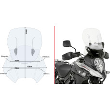 Givi Specific sliding wind-screen Suzuki DL 650 V-Strom (17)
