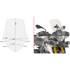 Givi Windshield 47x37cm G310GS 17-