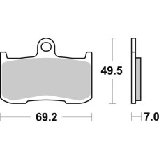 SBS Brakepads Evo Sinter