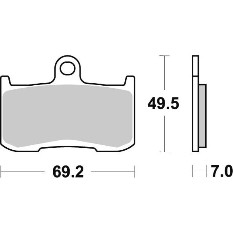 SBS Brakepads Evo Sinter