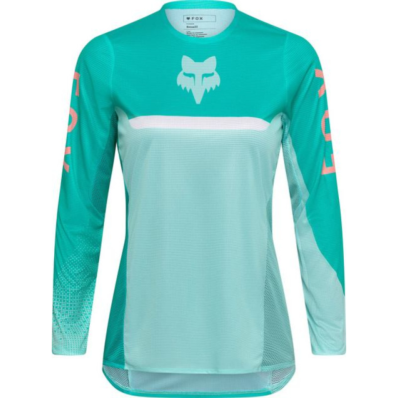 FOX SWEATSHIRT FOX LADY FLEXAIR FRACTURE AQUA