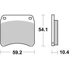 SBS Brakepads Dual Carbon