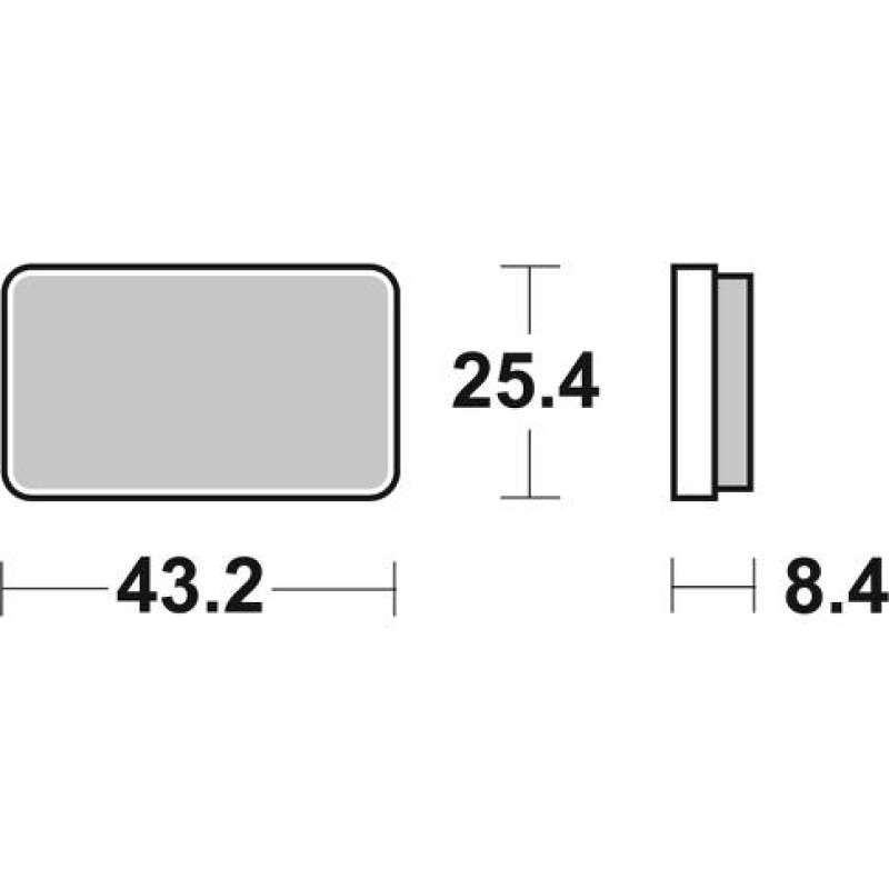 SBS Brakepads Sintered Atv