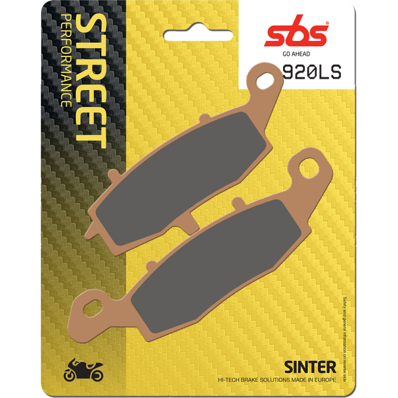 SBS Brakepads Sintered rear