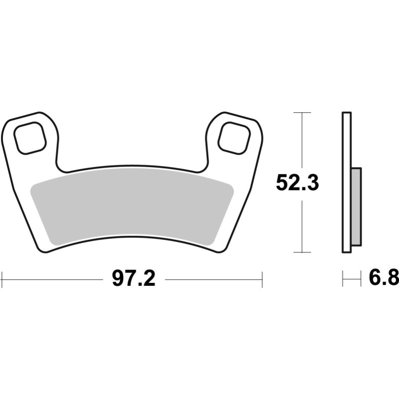 SBS Brakepads Sintered Offroad