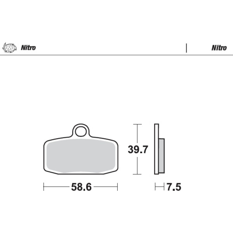 Moto Master Moto-Master Brakepads KTM front: Freeride E 2012> SX85 2012> Freeride 350 201