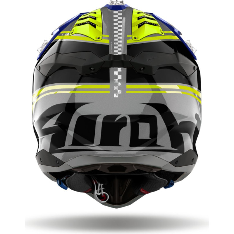 Airoh Helmet Aviator 3 Hima Blue Gloss