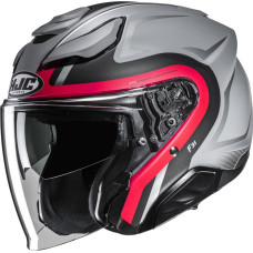 HJC Helmet F31 Bask Red/Gray MC1SF
