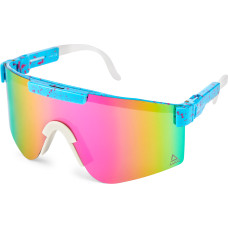 Amoq Comet Sunglasses Light Blue Splash - Rose Mirror