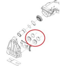 Sno-X Air intake adapter Ski-Doo Etec 600/800