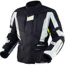 Rebelhorn HARDY 2 GREY BLACK FLUO YELLOW TEXTILE MOTORCYCLE JACKET