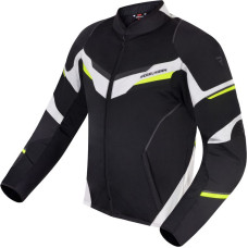 Rebelhorn FLUX BLACK ICE FLUO YELLOW TEXTILE MOTORCYCLE JACKET