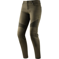 Rebelhorn VANDAL WOMEN TWILL OLIVE MOTORCYCLE JEANS 24/30