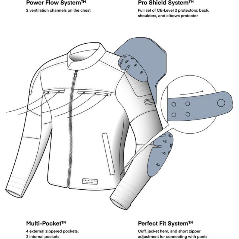 Rebelhorn HUNTER 2 VINTAGE BROWN LEATHER MOTORCYCLE JACKET