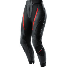 Rebelhorn DIVA WOMEN BLACK RED LEATHER MOTORCYCLE PANTS
