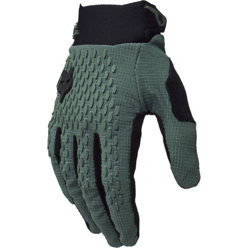 FOX JUNIOR DEFEND HUNTER GREEN YS GLOVES