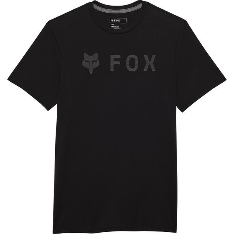 FOX T-SHIRT FOX ABSOLUTE TECH TEE BLACK/BLACK