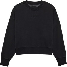 FOX LADY WORDMARK OVERSIZED FLEECE CREW BLACK XS sweatshirt.