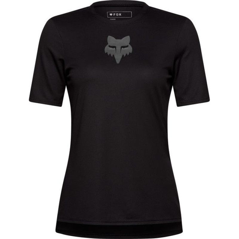 FOX BICYCLE SHIRT FOX LADY RANGER BICYCLE SHIRT FOX HEAD BLACK