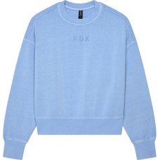 FOX HOODIE FOX LADY WORDMARK OV FLEECE CREW CASHMERE BLUE