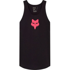 FOX SLEEVELESS SHIRT FOX LADY HEAD TANK BLACK/PINK