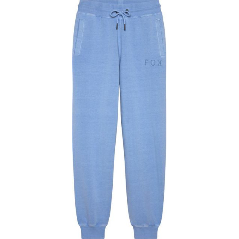 FOX PANTS FOX LADY WORDMARK FLEECE JOGGER CASHMERE BLUE