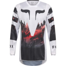 FOX SWEATSHIRT FOX 180 KAIROS WHITE/FLUO RED