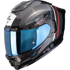 Scorpion Helmet EXO-1500 CARBON AIR ZITY Black-Red-Blue