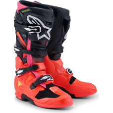 Alpinestars Boot Tech 7 Black/Red Fluo/Pink Fluo