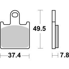 SBS Brakepads Dual Carbon