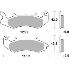 SBS Brakepads Ceramic
