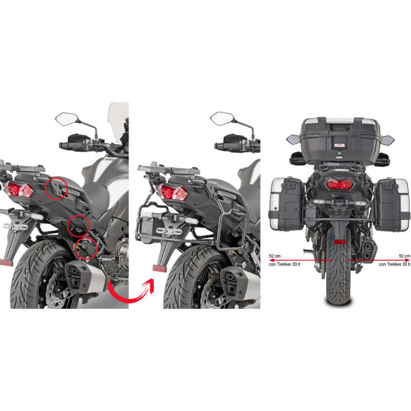 Givi Rapid release side-case holder for MONOKEY&reg; Versys 1000/1000 SE (19)