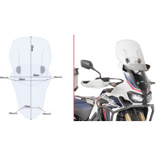 Givi Specific sliding wind-screen for Honda CRF1000L Africa Twin (16)
