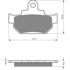 Goldfren Brake Pads 046 Ceramic Carbon AD