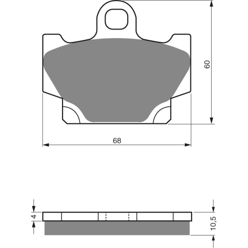 Goldfren Brake Pads 113 Ceramic carbon AD