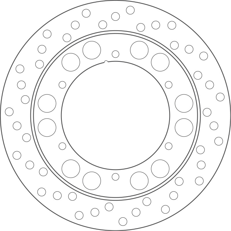 Goldfren Brake disc yd282 hd150 id132 t5 1/4