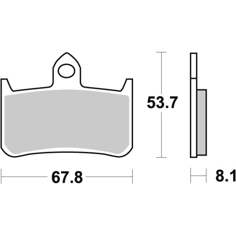 SBS Brakepads Dual Carbon