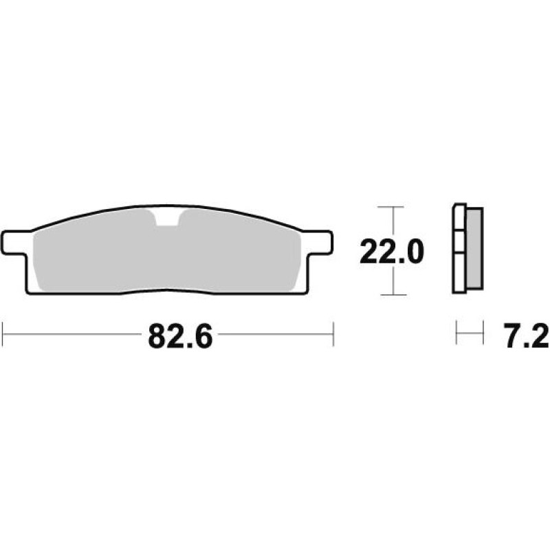 SBS Brakepads Carbon Silver