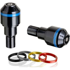 Puig Bar End Aluminum Short W/Rings For Handlebar