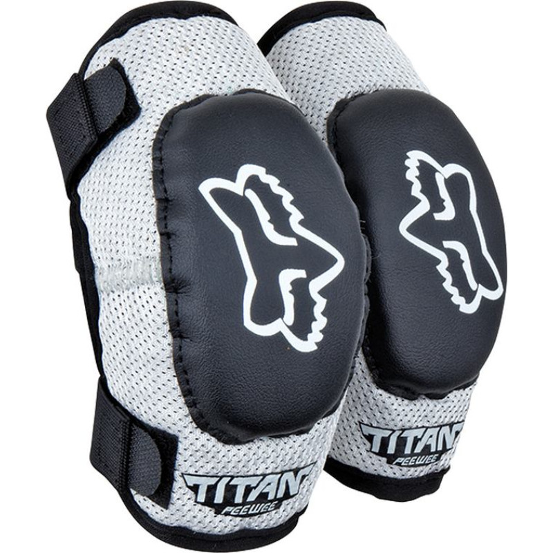 FOX Peewee Titan Youth Elbow Black/Silver