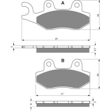 Goldfren Brake Pads 247 Ceramic Carbon S3