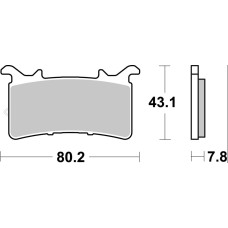 SBS Brakepads Dual Sinter 2