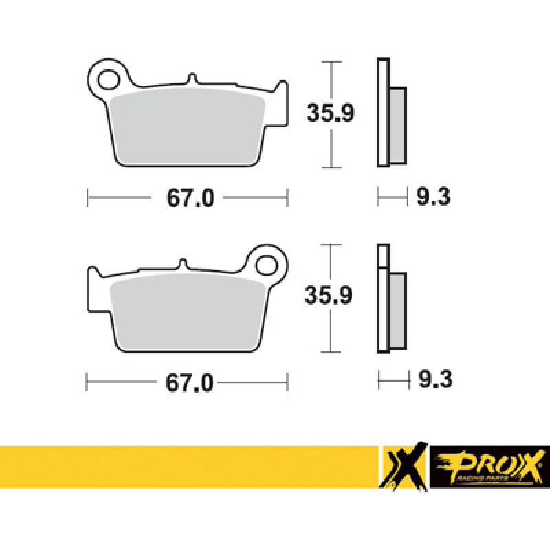 Prox Rear Brake Pad KX250F/450F '04-23 + RM-Z250/450 '04-23