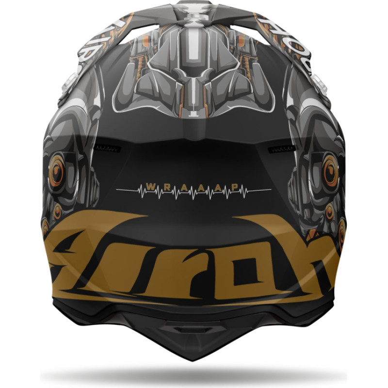 Airoh Helmet Wraaap Cyborg Matt