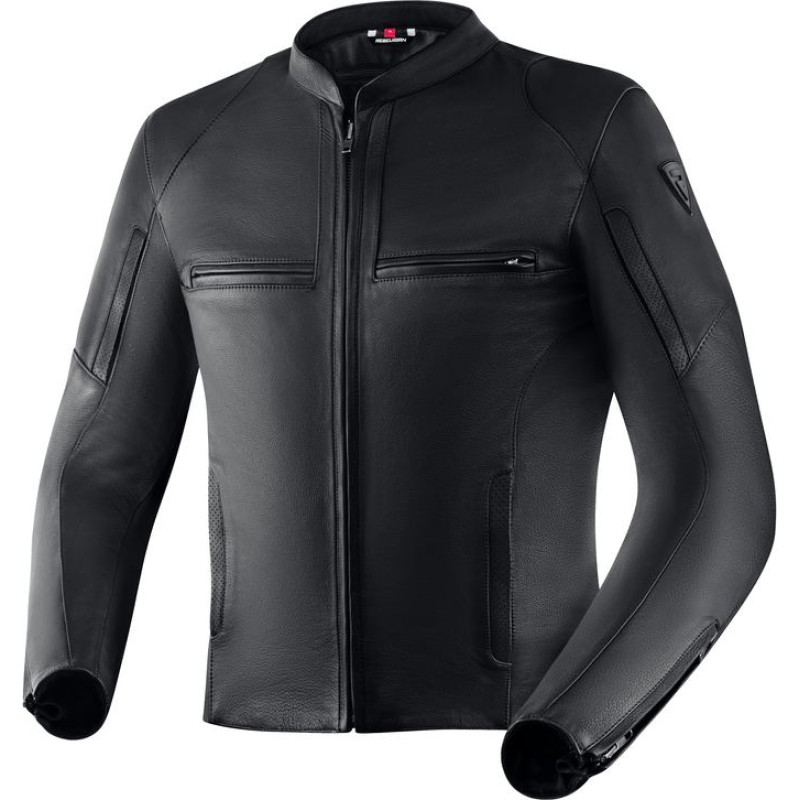 Rebelhorn RUNNER 3 BLACK LEATHER MOTORCYCLE JACKET