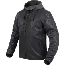 Rebelhorn IMPALA VINTAGE BLACK LEATHER MOTORCYCLE JACKET