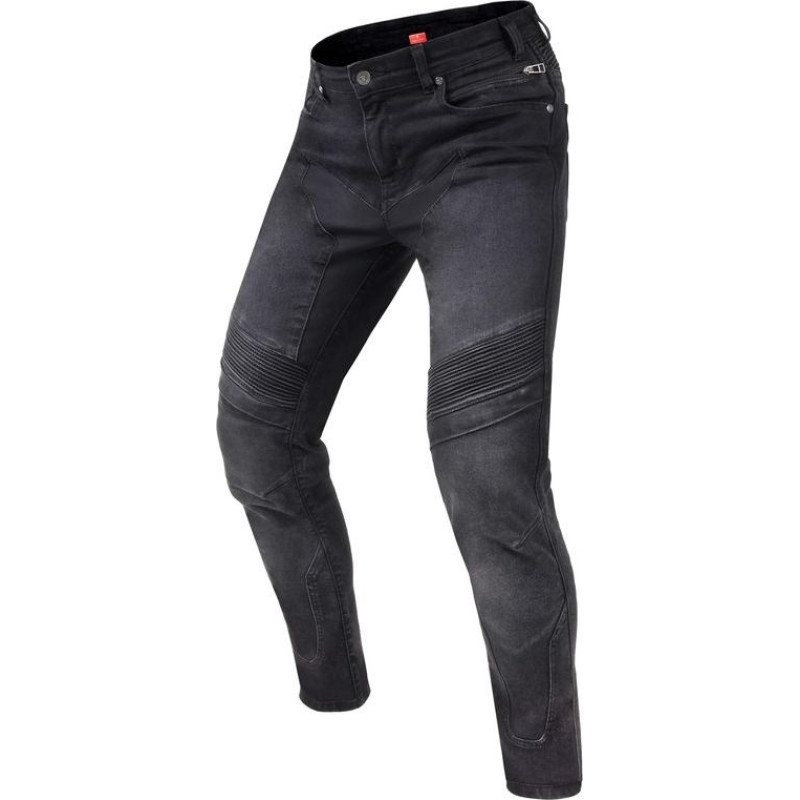 Rebelhorn EAGLE 3 WASHED BLACK MOTORCYCLE JEANS SLIM FIT