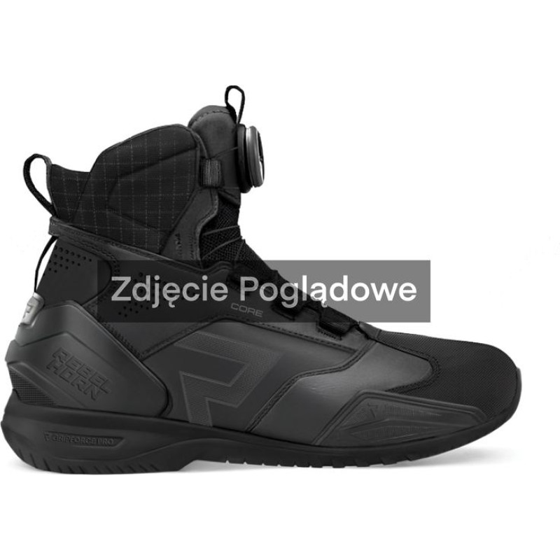 Rebelhorn CORE BLACK MOTORCYCLE BOOTS 35 WATERPROOF
