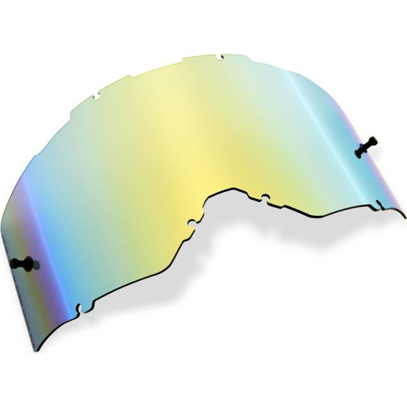 FOX MX24 ARSPC/MAIN INJ LENS - MIRROR GOLD OS Goggle Lens